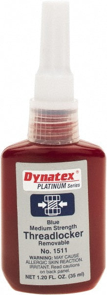 Barnes Distribution BD1511 Threadlocker Blue, Liquid, 35 mL, Bottle