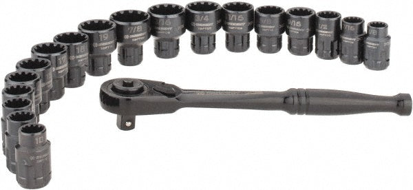 Crescent CX6PT25 Socket Set 20 Pc, 3/8 to 3/8" Socket