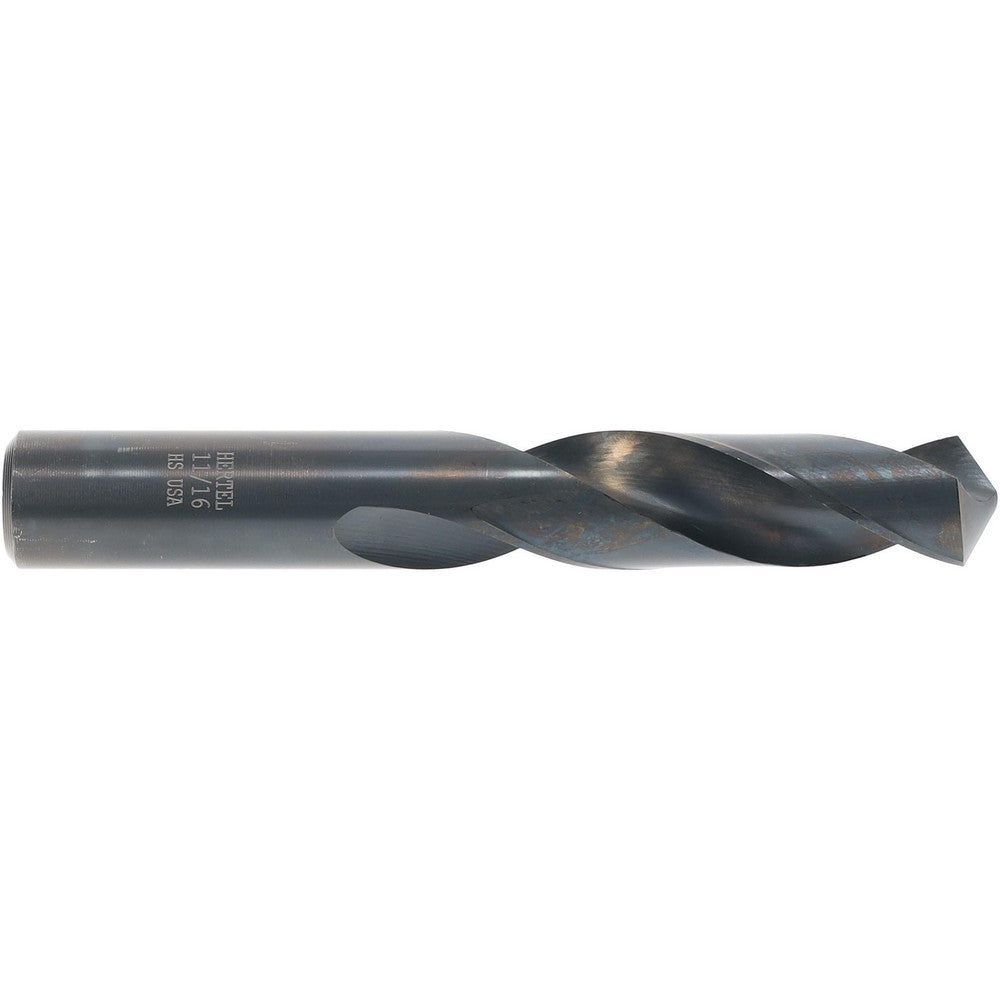 Hertel 61698585 Screw Machine Length Drill Bit 11/16" Dia, 118 &deg Point, High Speed Steel