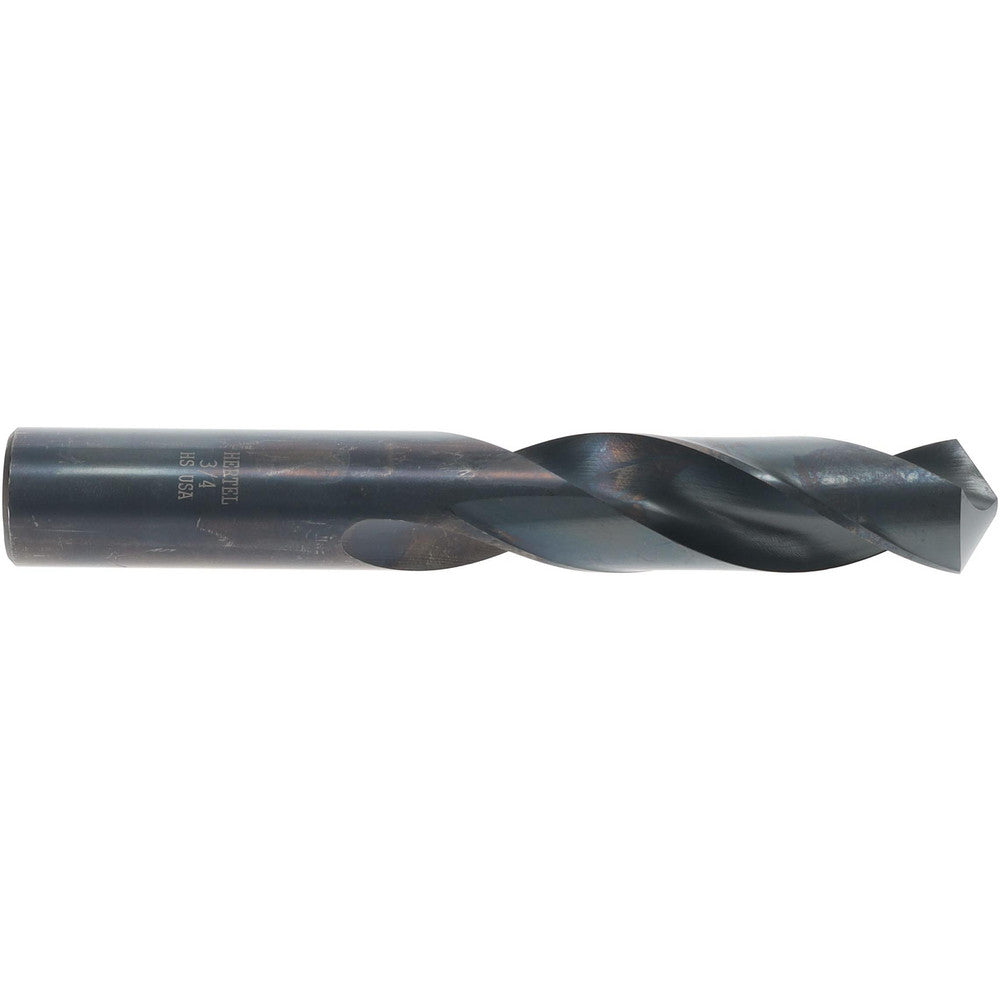 Hertel 61698635 Screw Machine Length Drill Bit 3/4" Dia, 118 &deg Point, High Speed Steel