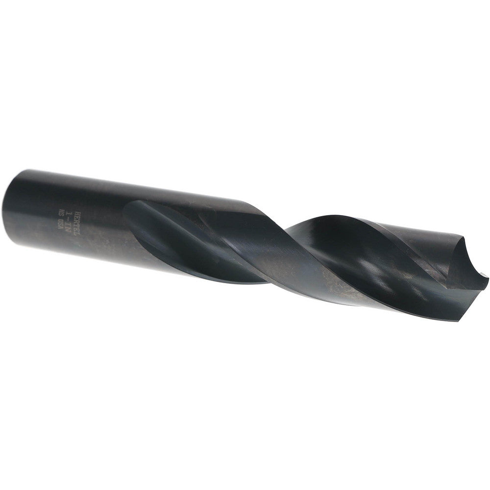 Hertel 61698742 Screw Machine Length Drill Bit 1" Dia, 118 &deg Point, High Speed Steel