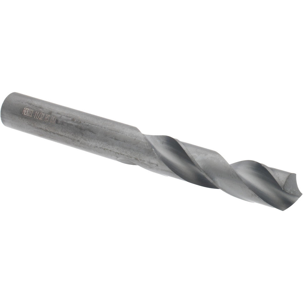 Hertel 61698809 Screw Machine Length Drill Bit 0.3438" Dia, 118 &deg, High Speed Steel