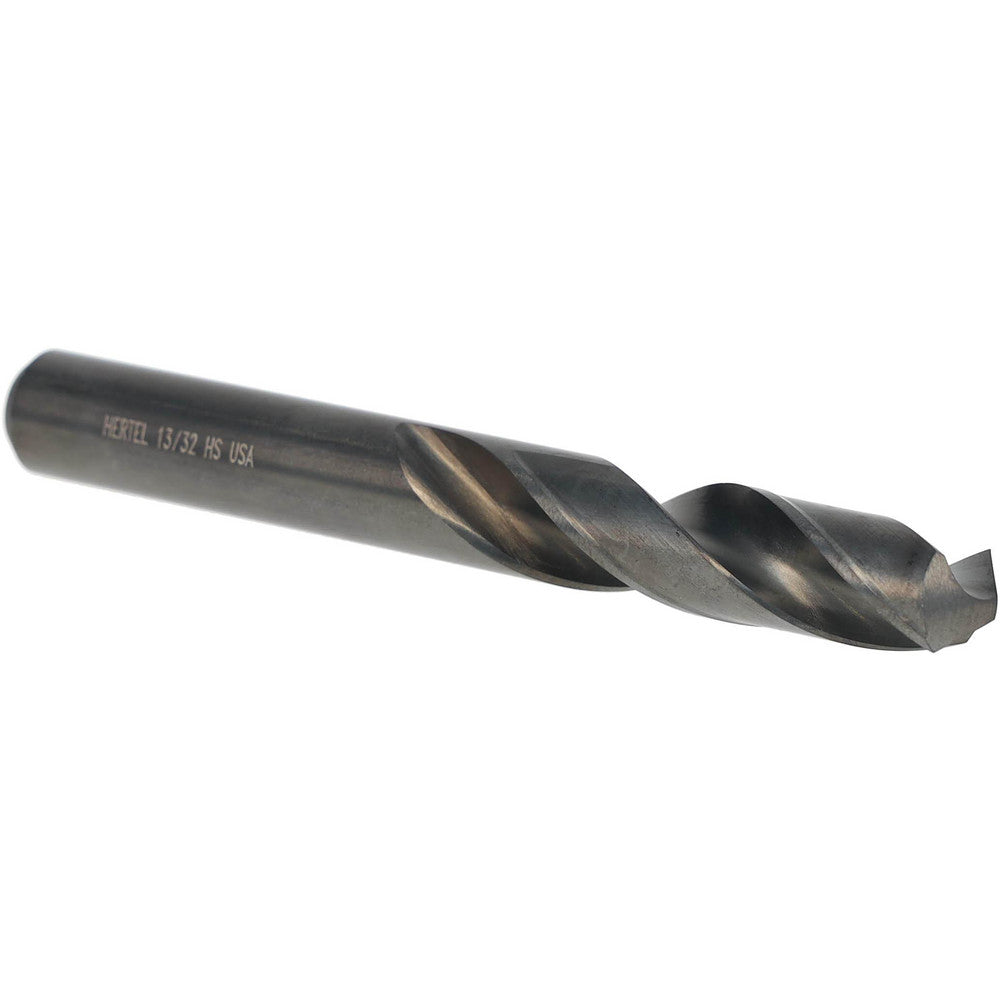 Hertel 61699336 Screw Machine Length Drill Bit 13/32" Dia, 118 &deg Point, High Speed Steel