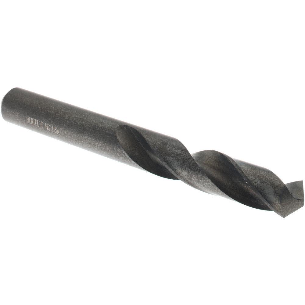 Hertel 61699450 Screw Machine Length Drill Bit Letter T, 118 &deg Point, High Speed Steel