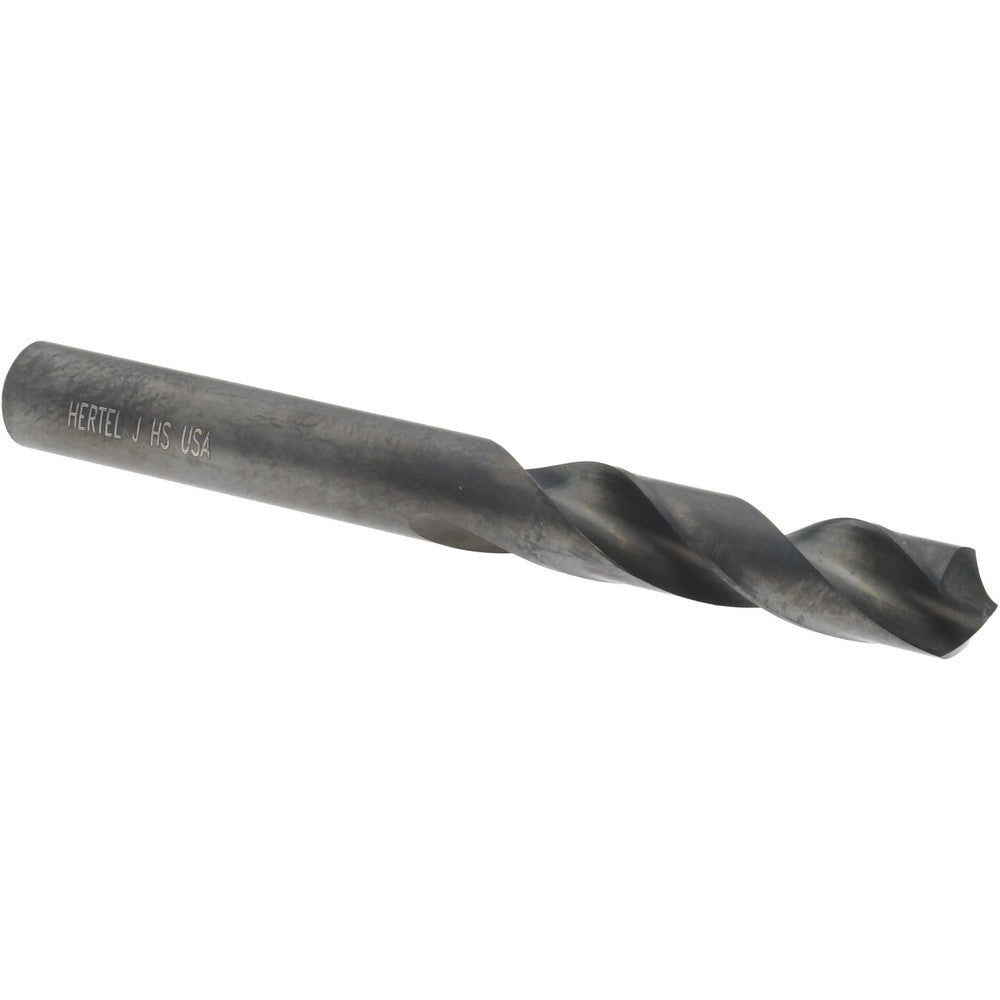 Hertel 61699740 Screw Machine Length Drill Bit Letter J, 118 deg Point, High-Speed Steel