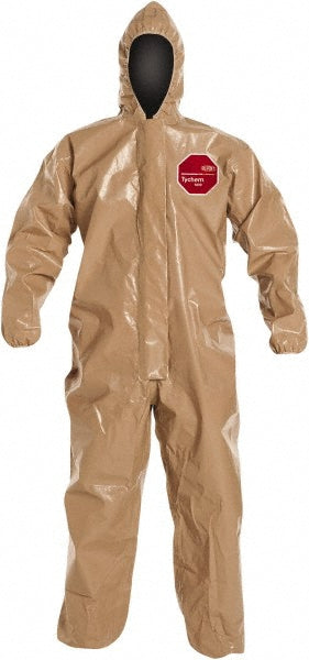 Dupont C3127TTN2X000600 Disposable Coveralls Chemical, Liquid & Splash Protection, Size 2X-Large, 4.4000 oz, Tychem 5000, Zipper & Stormflaps Closure