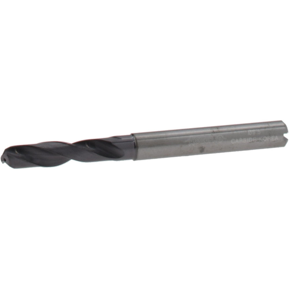 Accupro 4500332 Screw Machine Length Drill Bit 5.50 mm (0.2165) Dia, 140 deg, Solid Carbide