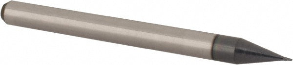 Accupro 14797422 Ball End Mill 0.0156" Dia, 0.023" LOC, 2 Flute, Solid Carbide