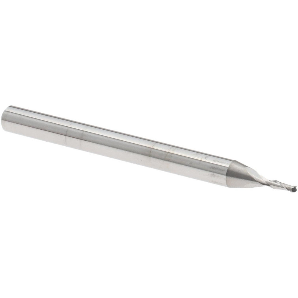 Accupro 14797430 Ball End Mill 0.0394" Dia, 0.1170" LOC, 2 Flute, Solid Carbide