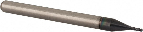 Accupro 12464052 Ball End Mill 0.0240" Dia, 0.0720" LOC, 4 Flute, Solid Carbide