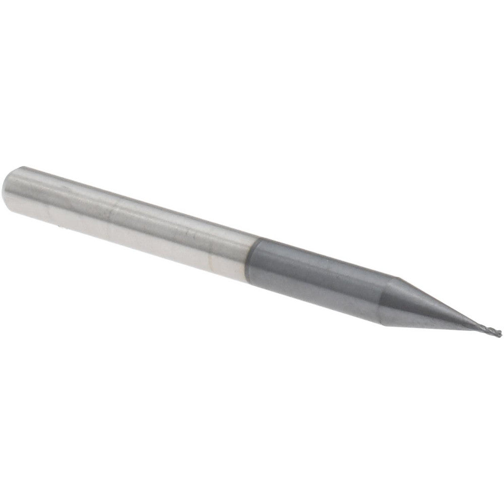 Accupro 12464040 Ball End Mill 0.0200" Dia, 0.0600" LOC, 4 Flute, Solid Carbide