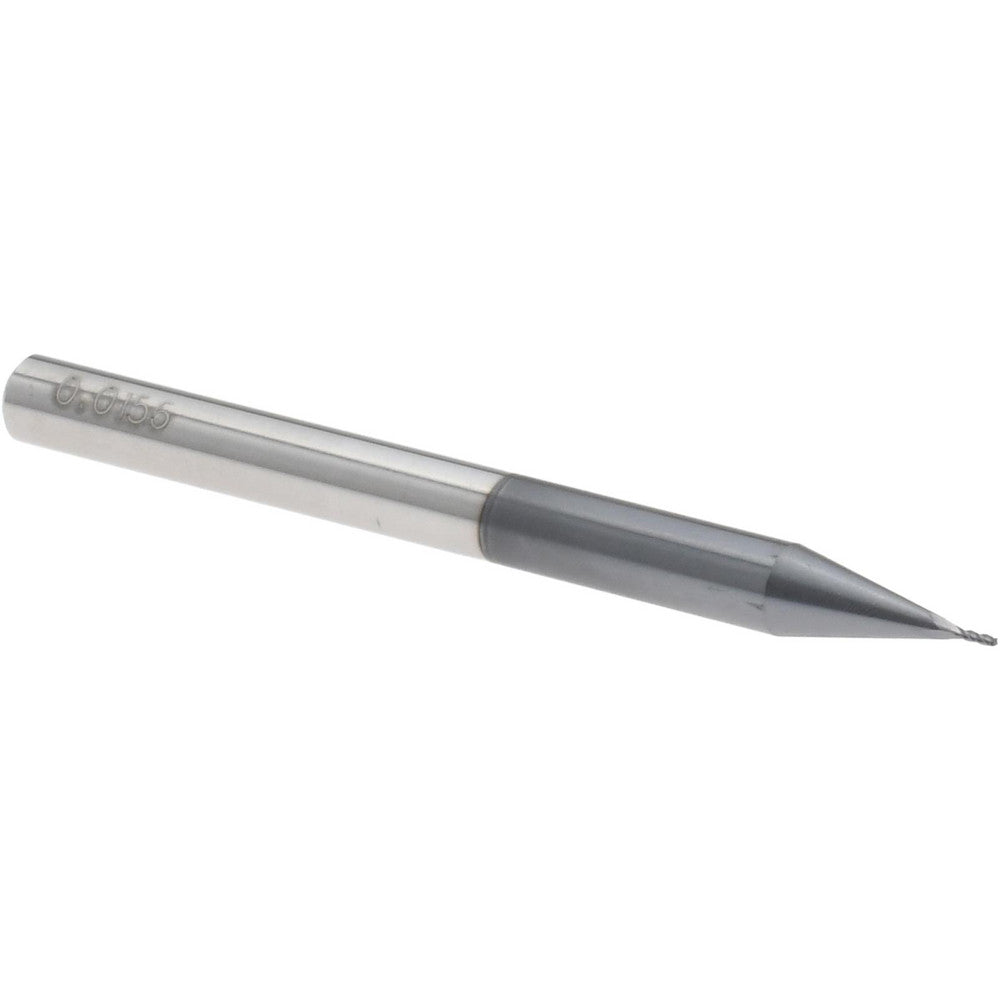 Accupro 14881848 Ball End Mill 1/64" Dia, 0.0470" LOC, 4 Flute, Solid Carbide