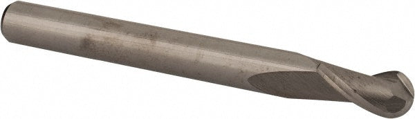 Accupro 14797424 Ball End Mill 0.25" Dia, 0.5" LOC, 2 Flute, Solid Carbide