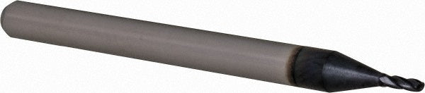 Accupro 12464091 Ball End Mill 0.038" Dia, 0.114" LOC, 4 Flute, Solid Carbide
