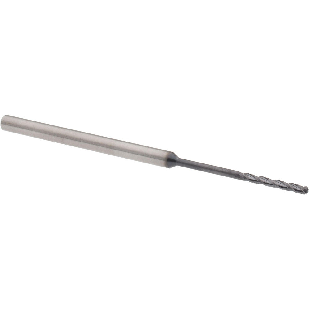 Accupro 14881854 Ball End Mill 0.0625" Dia, 0.5" LOC, 3 Flute, Solid Carbide