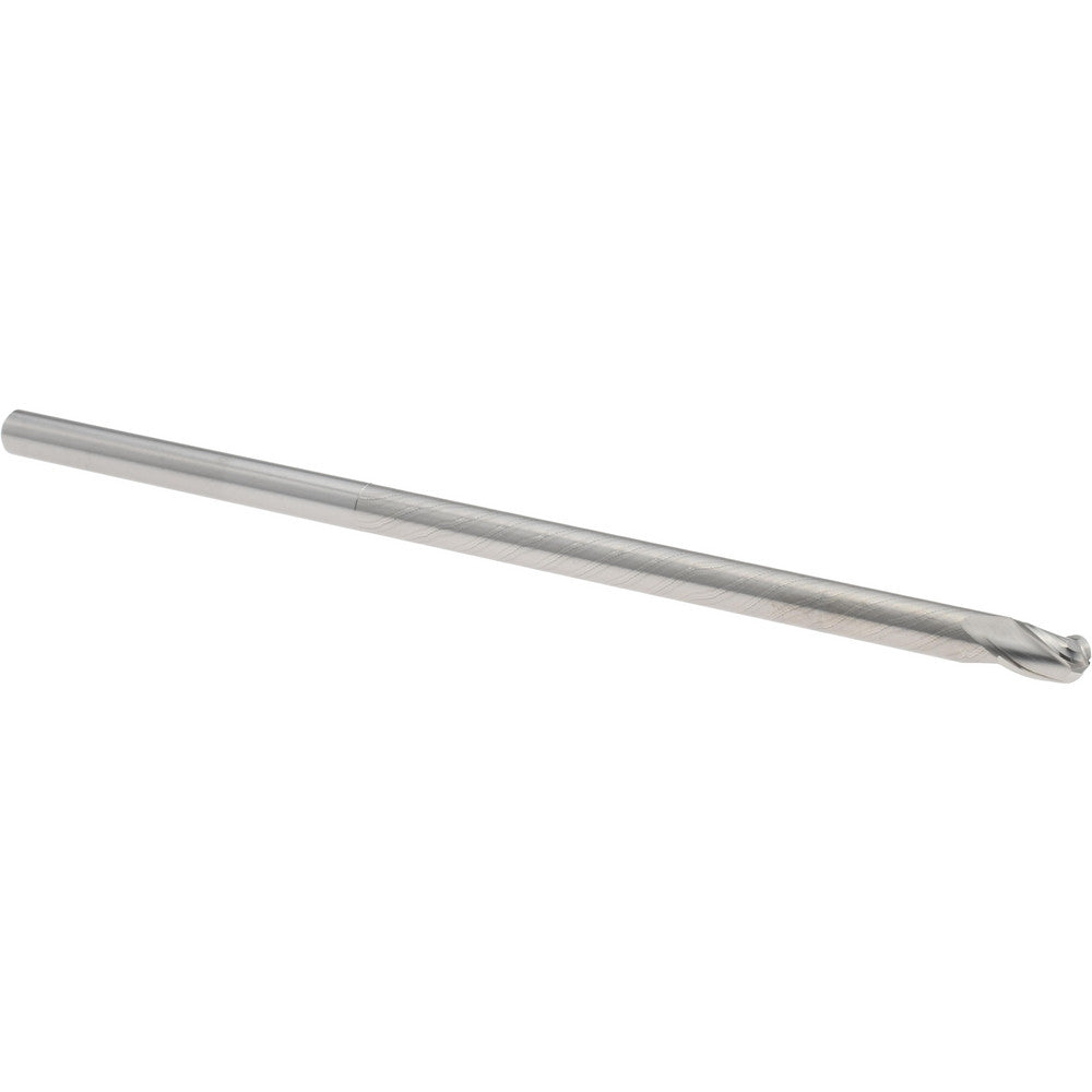 Accupro 14881863 Ball End Mill 1/4" Dia, 3/8" LOC, 3 Flute, Solid Carbide