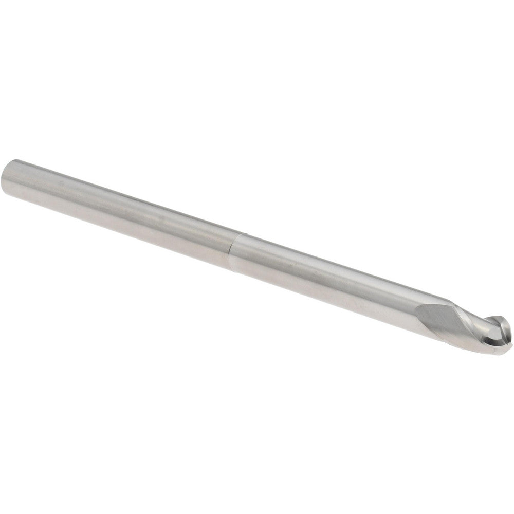 Accupro 14881865 Ball End Mill 1/4" Dia, 3/8" LOC, 3 Flute, Solid Carbide