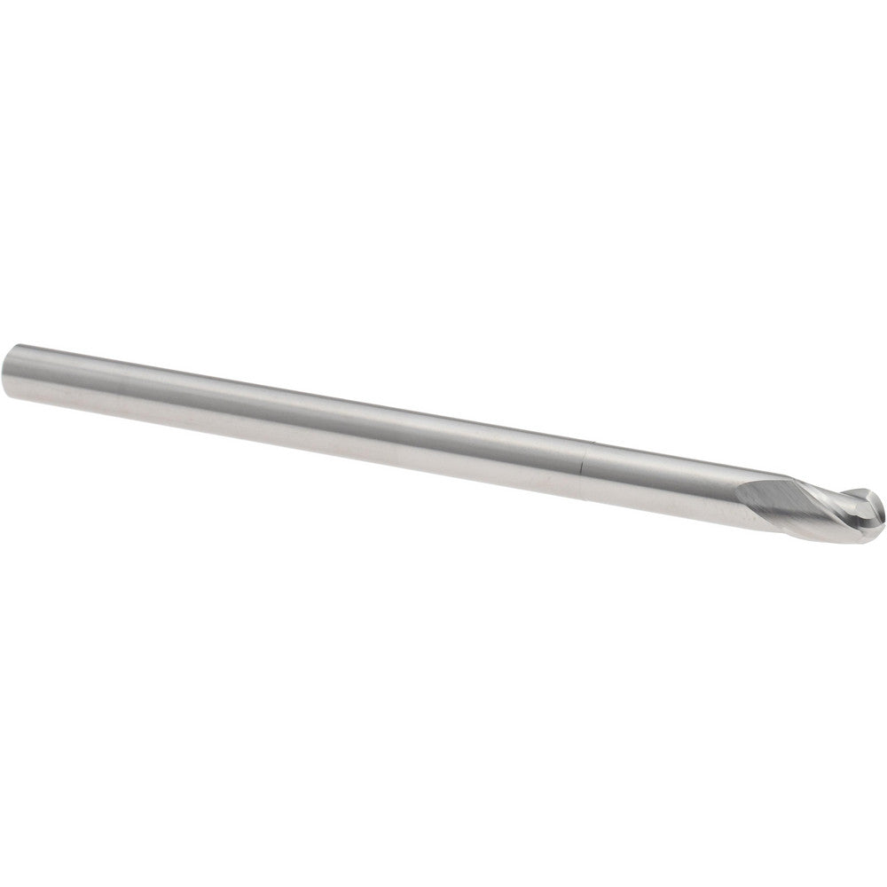 Accupro 14881866 Ball End Mill 1/4" Dia, 3/8" LOC, 3 Flute, Solid Carbide
