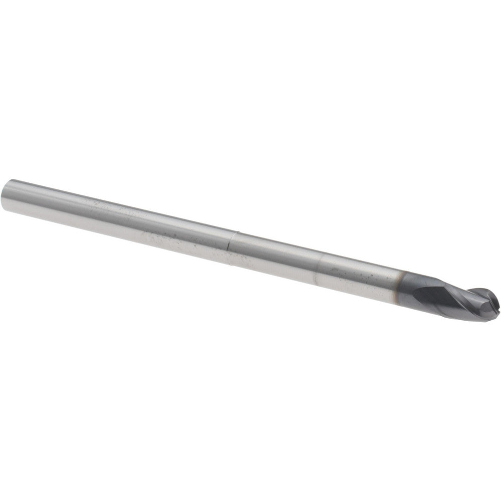 Accupro 14881868 Ball End Mill 3/16" Dia, 9/32" LOC, 3 Flute, Solid Carbide
