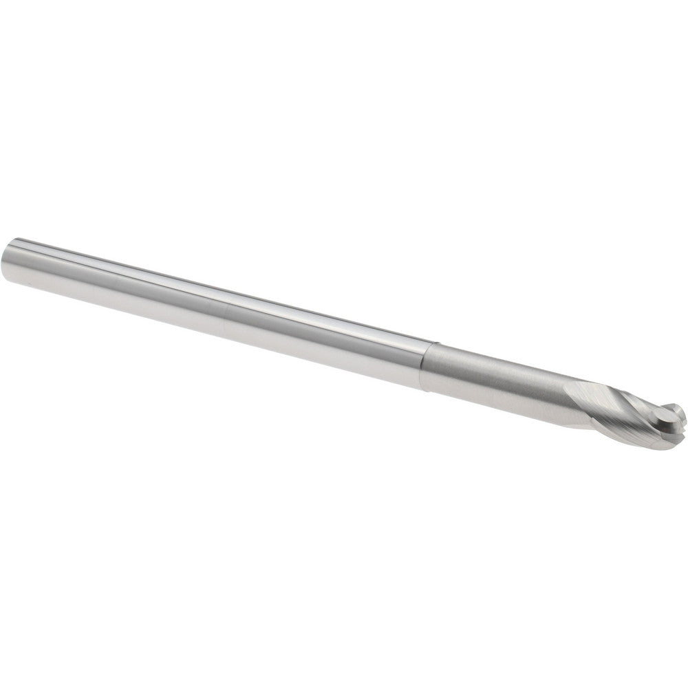 Accupro 14881873 Ball End Mill 3/16" Dia, 9/32" LOC, 3 Flute, Solid Carbide