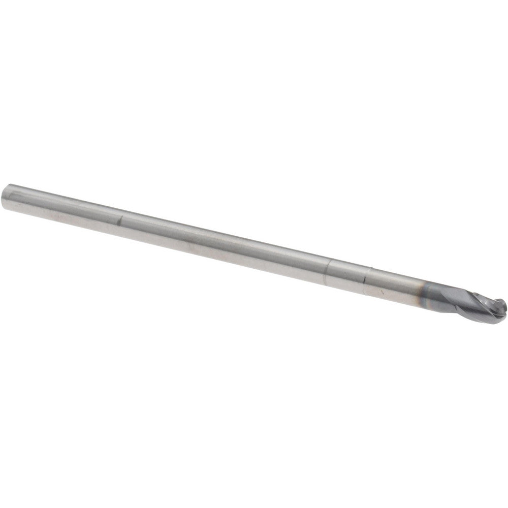 Accupro 14881877 Ball End Mill 1/8" Dia, 3/16" LOC, 3 Flute, Solid Carbide