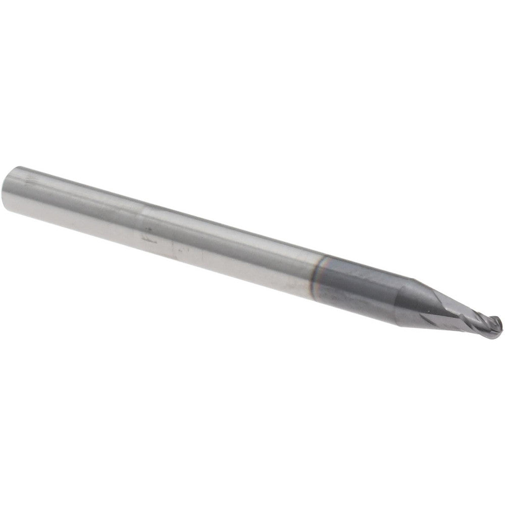 Accupro 12465846 Ball End Mill 0.0600" Dia, 0.0900" LOC, 4 Flute, Solid Carbide