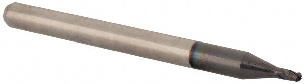 Accupro 12465823 Ball End Mill 0.0469" Dia, 0.07" LOC, 4 Flute, Solid Carbide