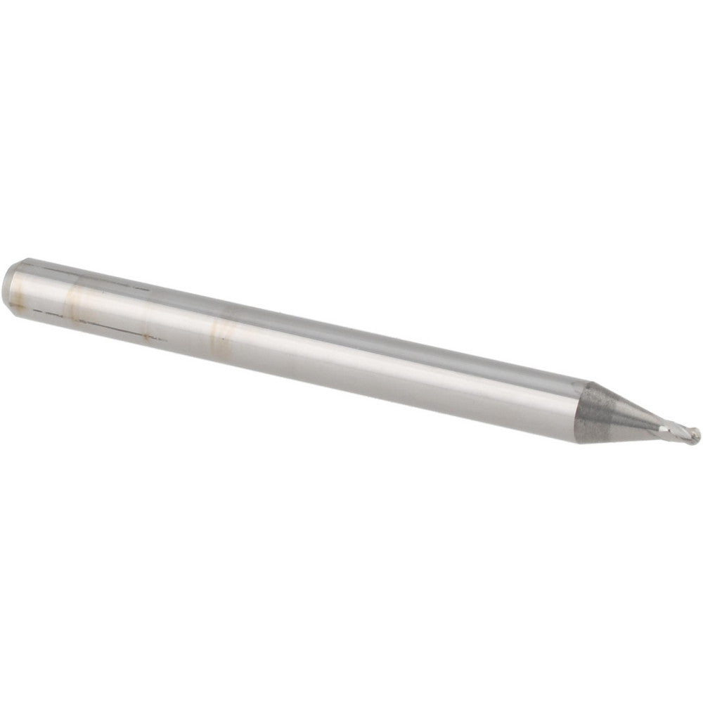 Accupro 12277163 Ball End Mill 0.0380" Dia, 0.0570" LOC, 4 Flute, Solid Carbide