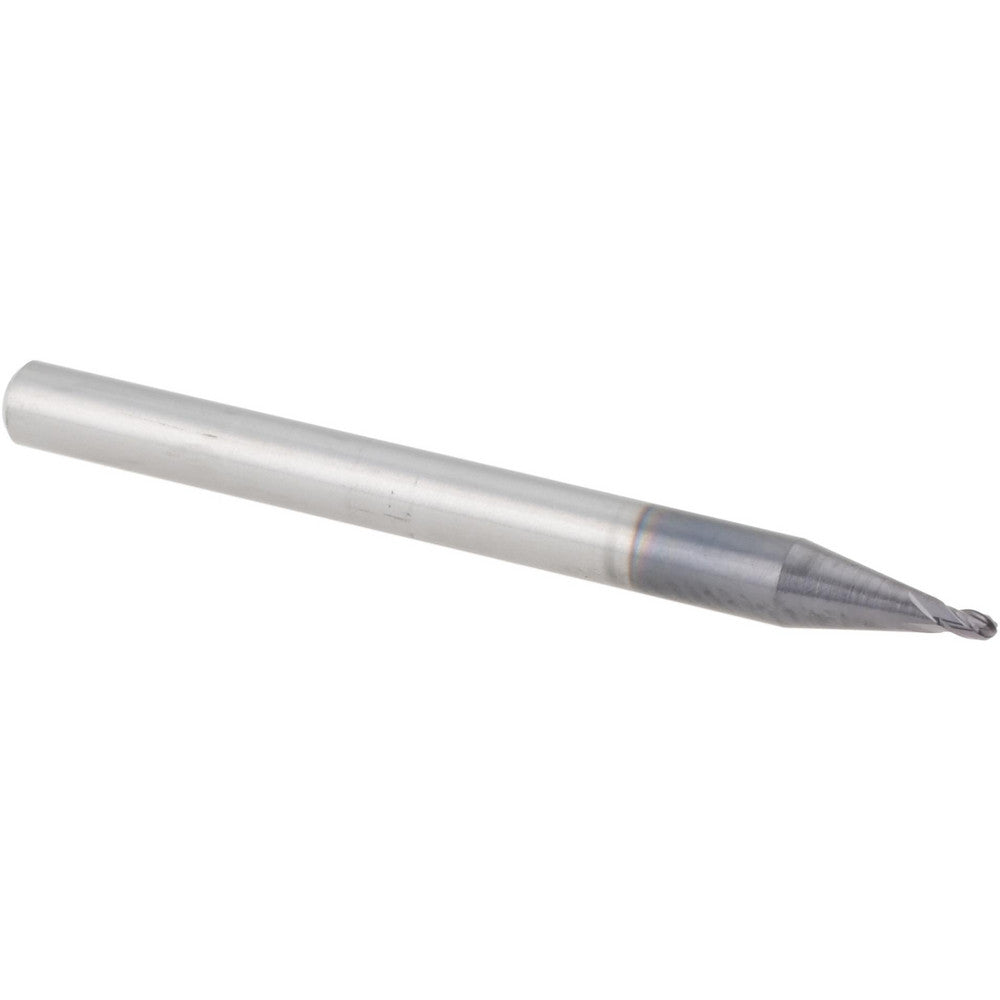Accupro 12465811 Ball End Mill 0.0400" Dia, 0.0600" LOC, 4 Flute, Solid Carbide