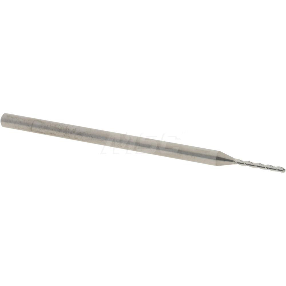 Accupro 14797469 Ball End Mill 0.0469" Dia, 0.375" LOC, 3 Flute, Solid Carbide