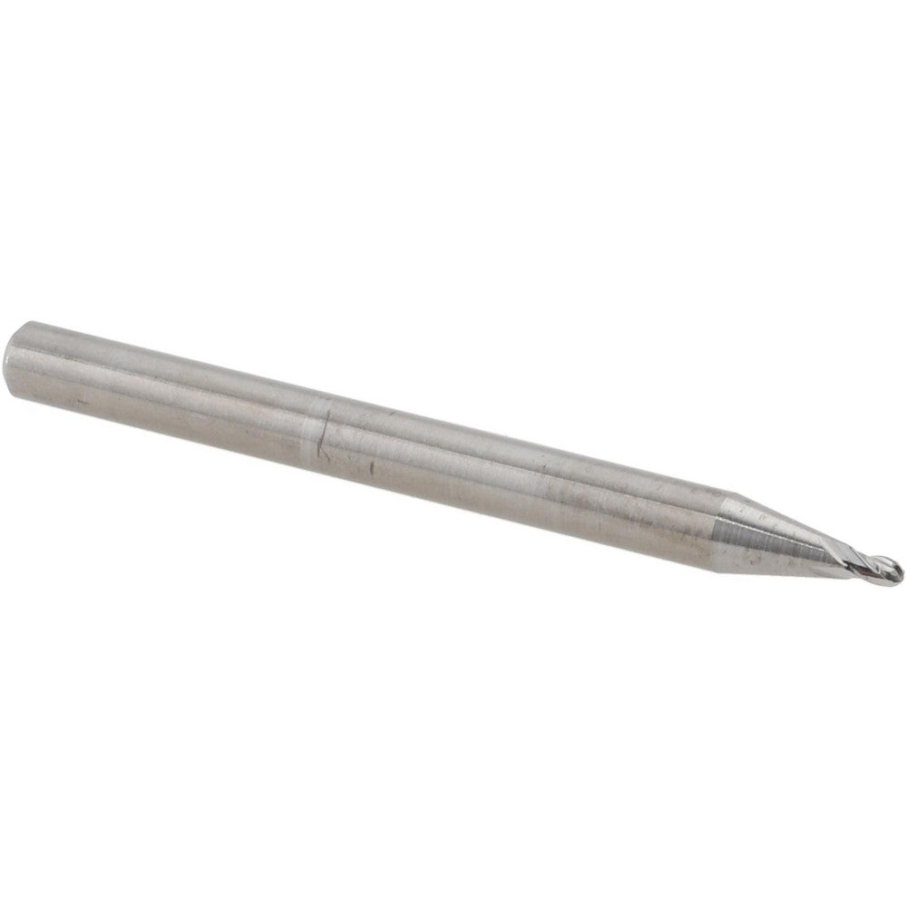 Accupro 12277170 Ball End Mill 0.0450" Dia, 0.0670" LOC, 4 Flute, Solid Carbide