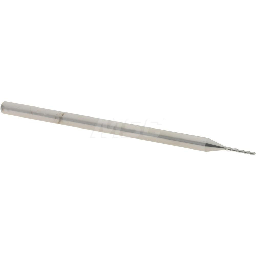 Accupro 14797457 Ball End Mill 0.0312" Dia, 0.25" LOC, 3 Flute, Solid Carbide