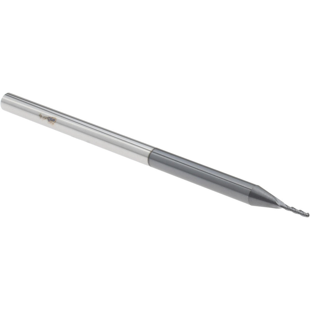 Accupro 14797456 Ball End Mill 1/32" Dia, 0.1560" LOC, 3 Flute, Solid Carbide