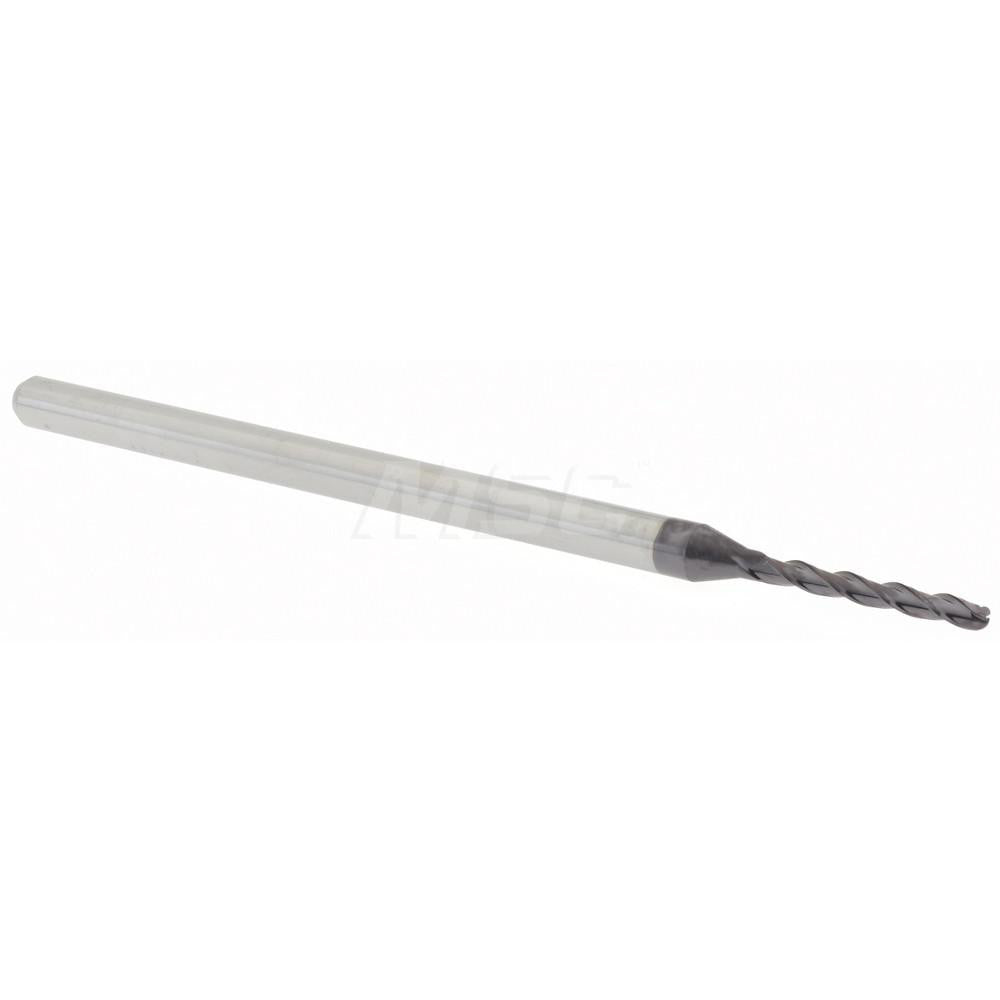 Accupro 14797481 Ball End Mill 0.0625" Dia, 0.5" LOC, 3 Flute, Solid Carbide
