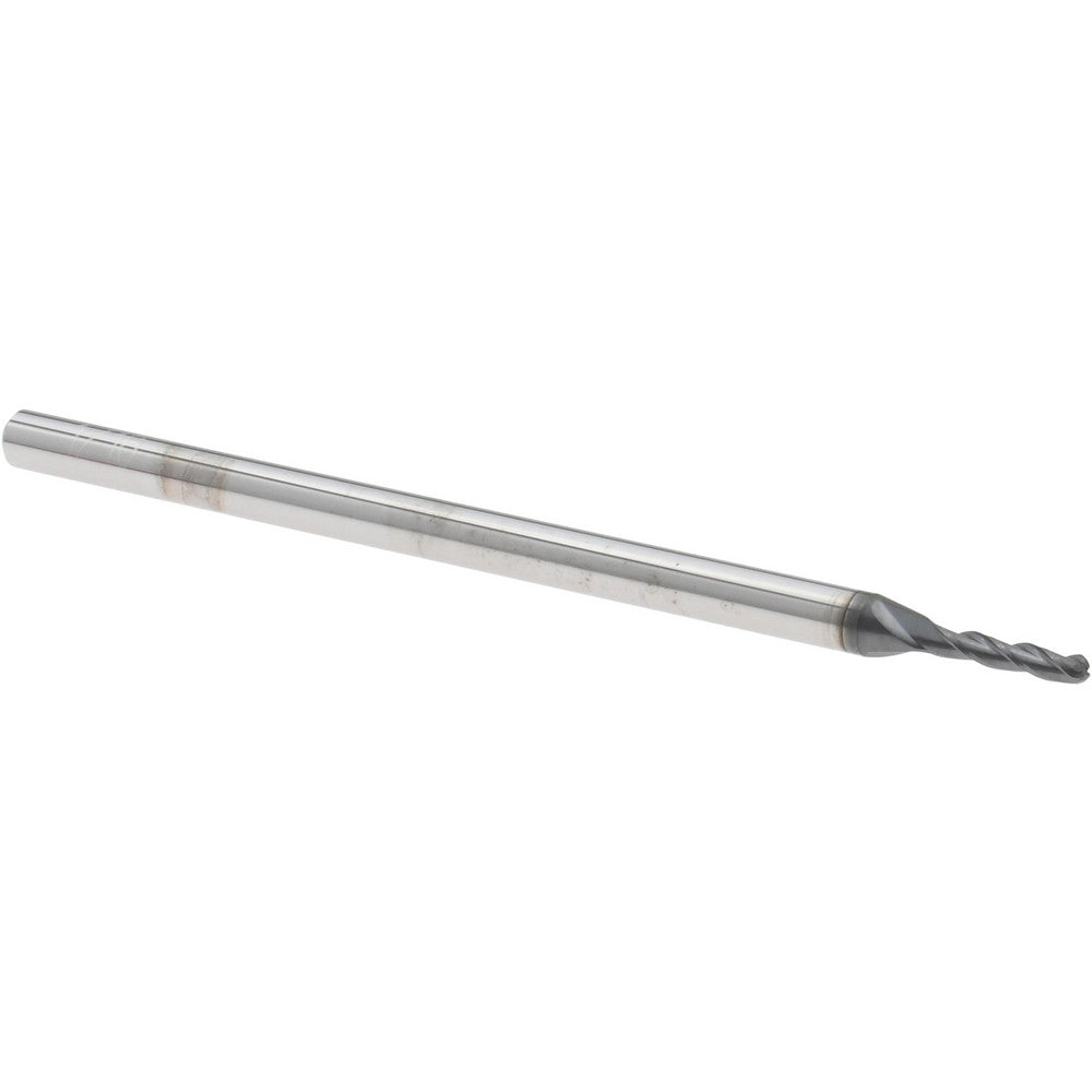 Accupro 14797479 Ball End Mill 1/16" Dia, 0.3120" LOC, 3 Flute, Solid Carbide