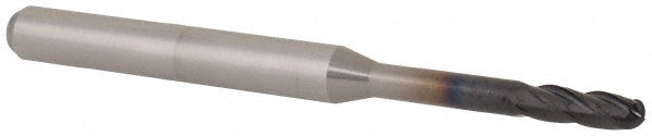 Accupro 14797509 Ball End Mill 5/64" Dia, 0.2340" LOC, 4 Flute, Solid Carbide