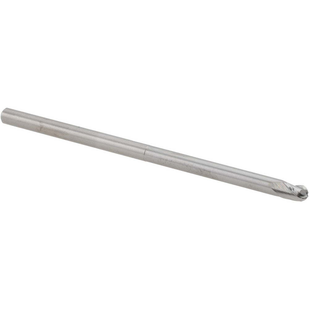 Accupro 14881912 Ball End Mill 1/8" Dia, 3/16" LOC, 3 Flute, Solid Carbide
