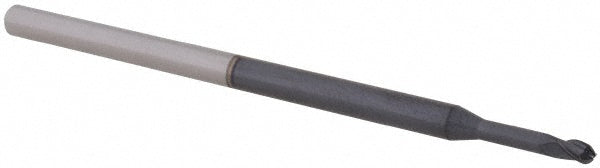 Accupro 14881930 Ball End Mill 0.078" Dia, 0.117" LOC, 3 Flute, Solid Carbide