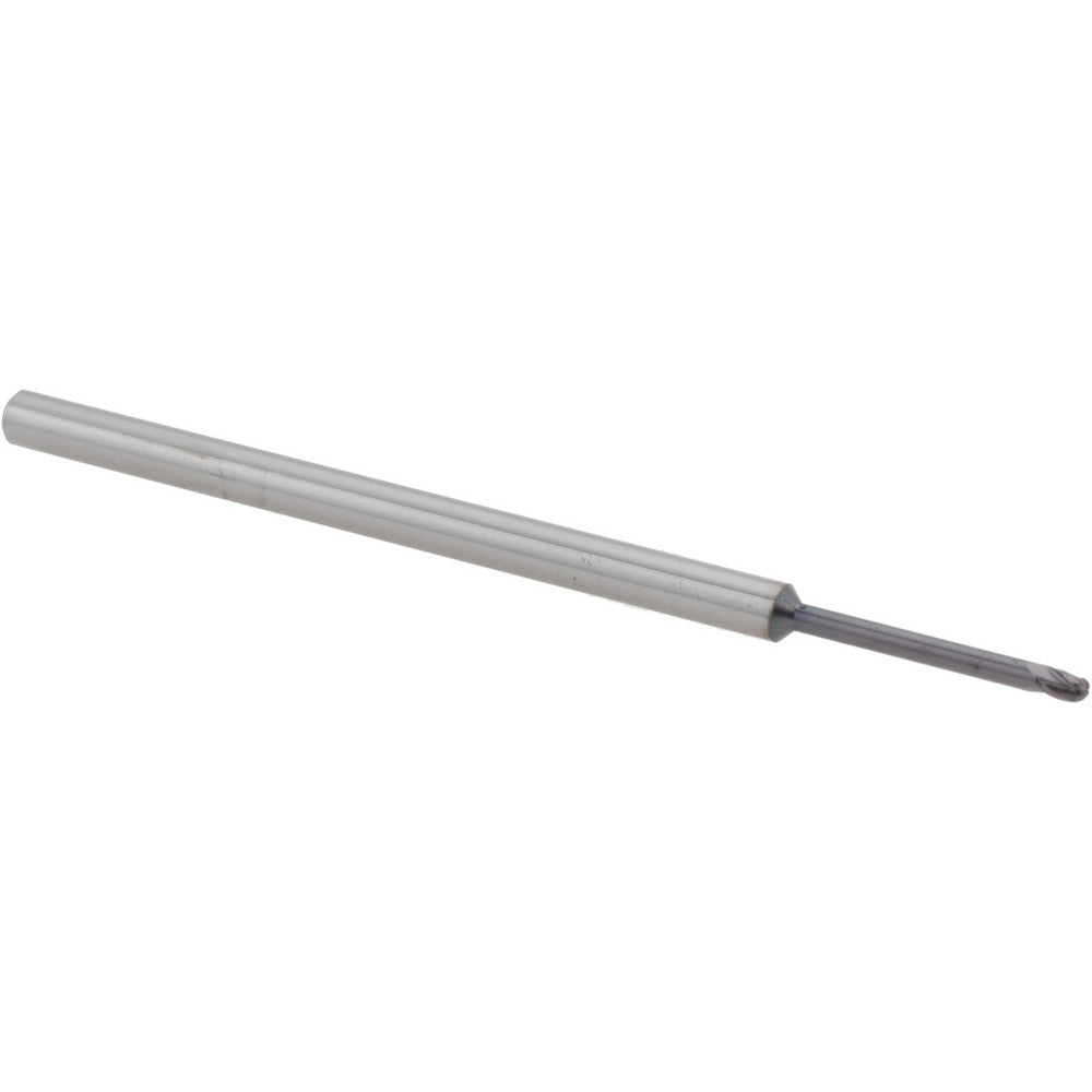 Accupro 14881938 Ball End Mill 1/16" Dia, 0.0930" LOC, 3 Flute, Solid Carbide