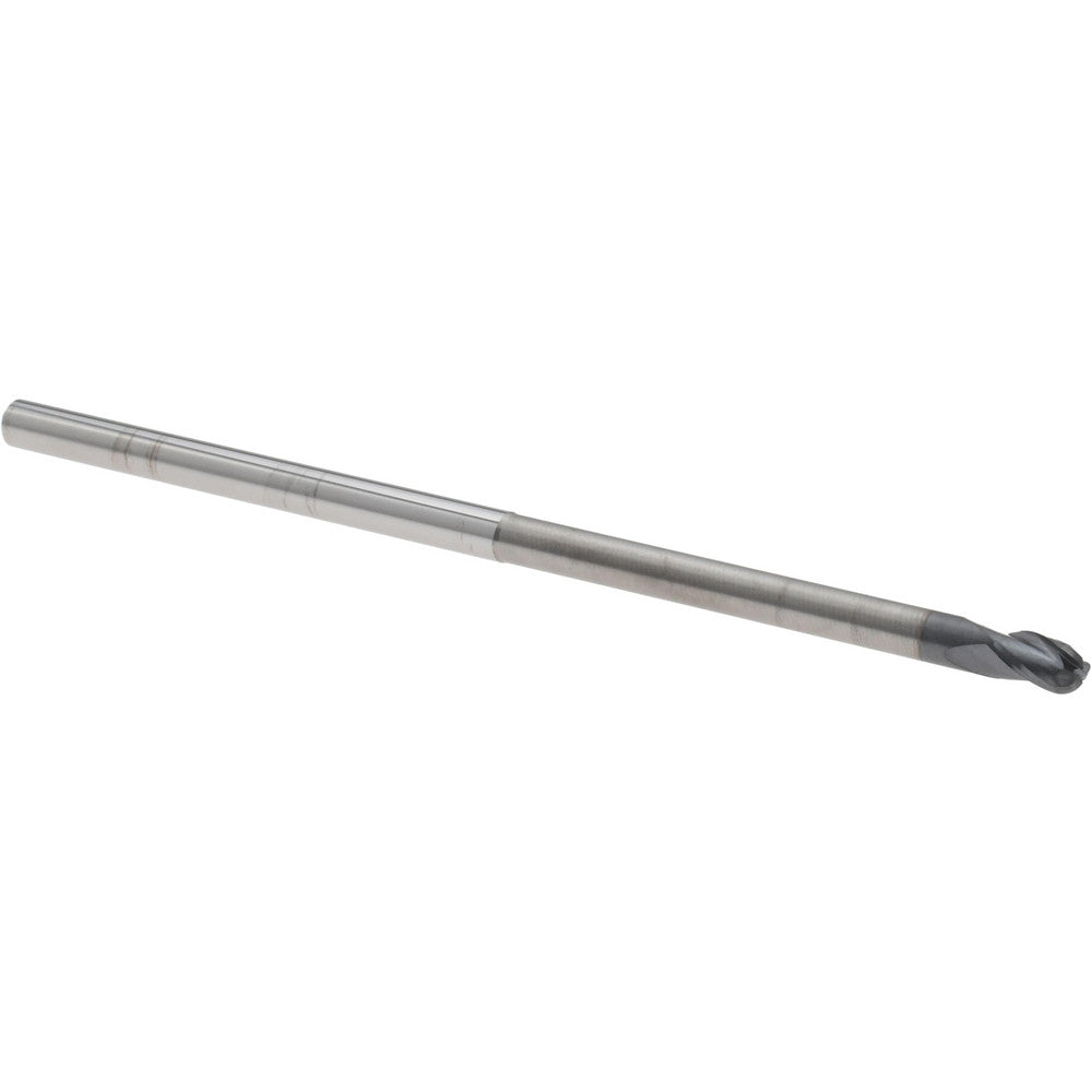 Accupro 14881954 Ball End Mill 1/8" Dia, 3/16" LOC, 3 Flute, Solid Carbide