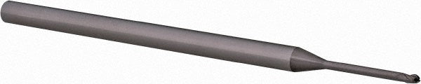 Accupro 14881961 Ball End Mill 0.0469" Dia, 0.07" LOC, 3 Flute, Solid Carbide
