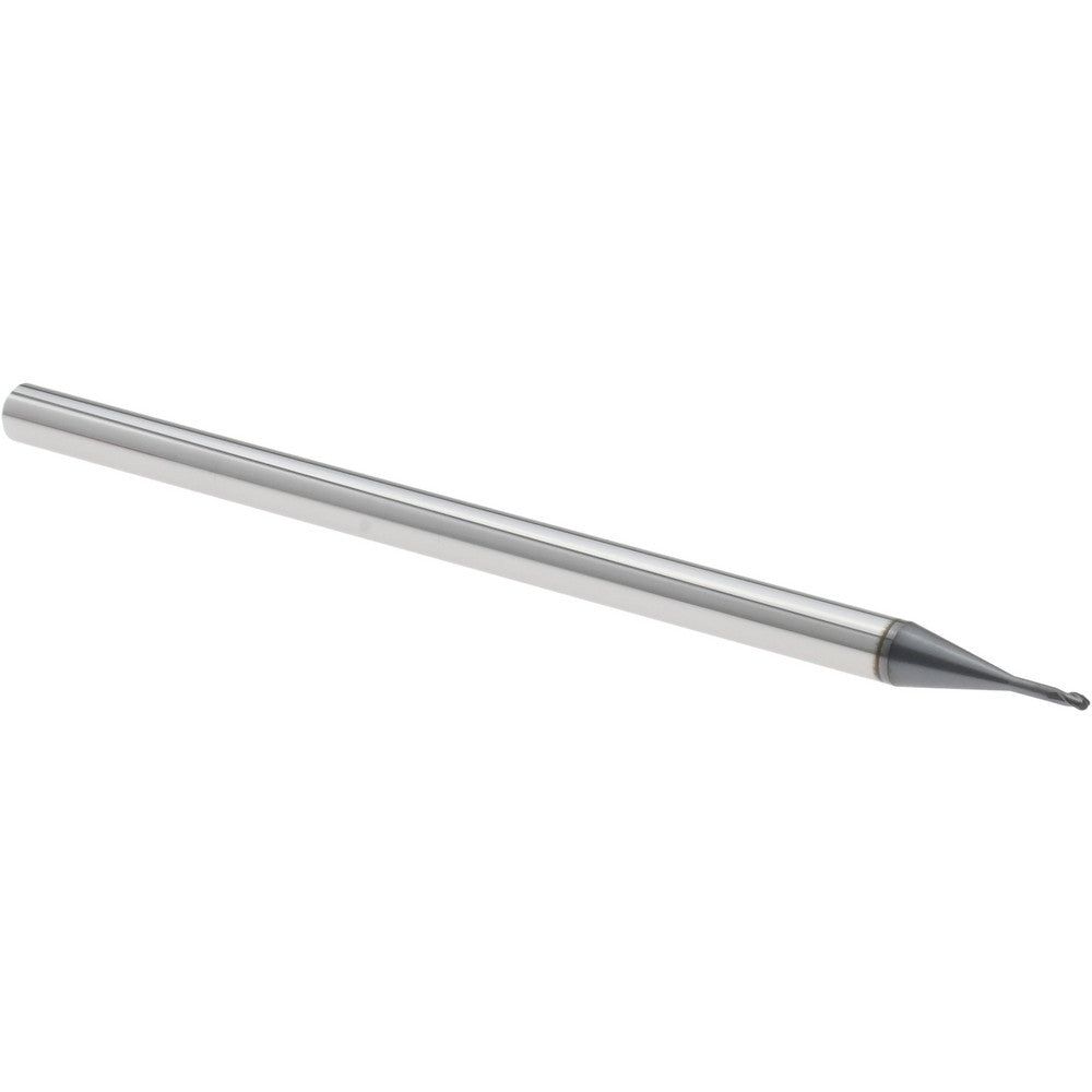 Accupro 14881963 Ball End Mill 1/32" Dia, 0.0460" LOC, 3 Flute, Solid Carbide