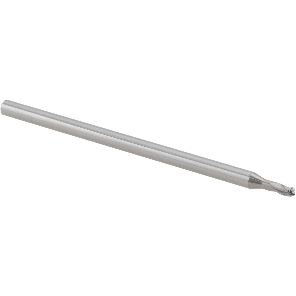 Accupro 14881977 Ball End Mill 5/64" Dia, 0.1170" LOC, 3 Flute, Solid Carbide