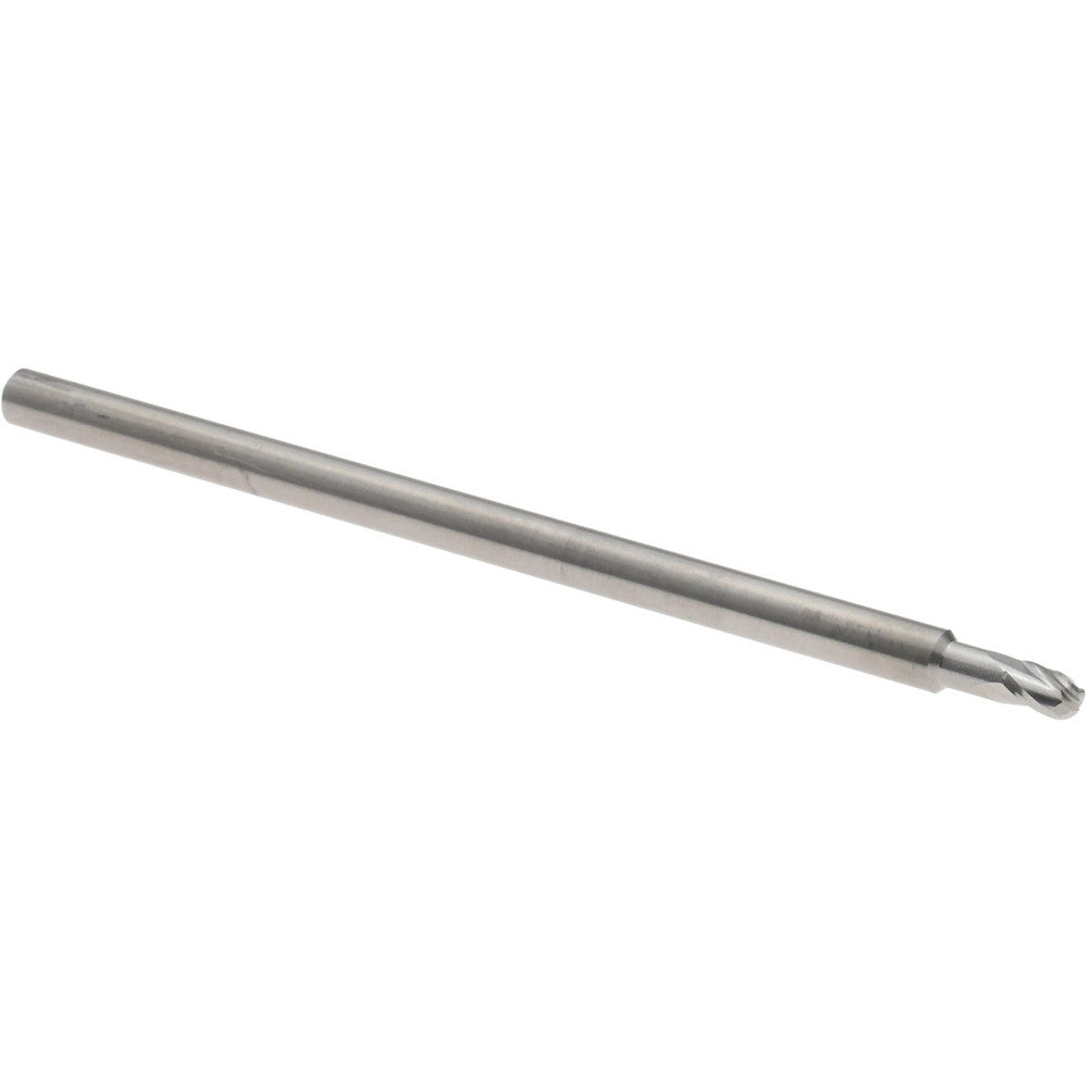 Accupro 14881980 Ball End Mill 3/32" Dia, 0.1390" LOC, 3 Flute, Solid Carbide
