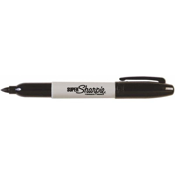 Dymo 33001 Permanent Marker Black, Alcohol-Based, Fine Point