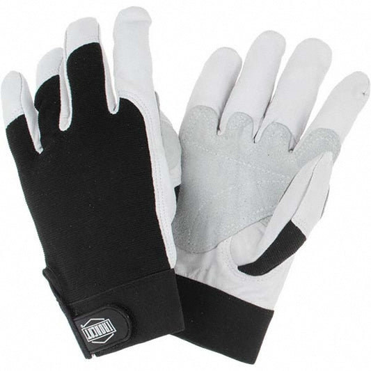 PIP 86552/XL Welding Gloves Ironcat 86552, Size X-Large, Uncoated-Coated, Goatskin Leather, Pair, for Heavy Construction, Light Construction, Fabrication, Manufacturing & Landscaping
