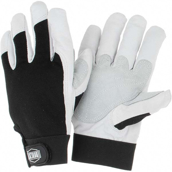 PIP 86552/L Welding Gloves Ironcat 86552, Size Large, Uncoated-Coated, Goatskin Leather, Pair, for Heavy Construction, Light Construction, Fabrication, Manufacturing & Landscaping