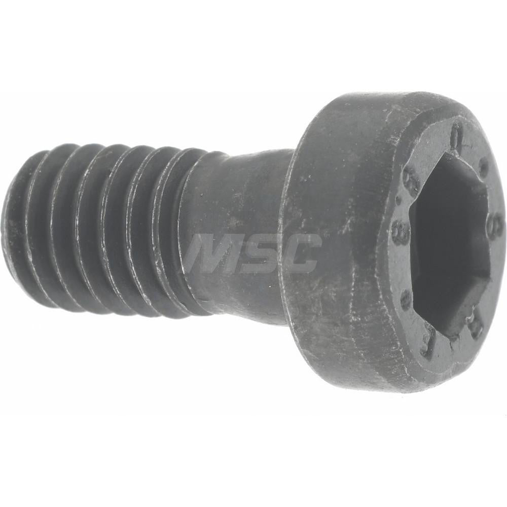 Import 6912 6X12 Hex Socket Cap Screw M6x1 x 12.00 mm, Low Socket Cap, Alloy Steel, Black Oxide Finish, 8.8 Material Grade