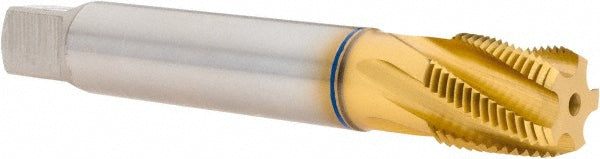 Guhring 9010880175700 3/8-18 NPT, 5 Flutes, Modified Bottoming Chamfer, TiN Finish, Cobalt, Spiral Flute Pipe Tap