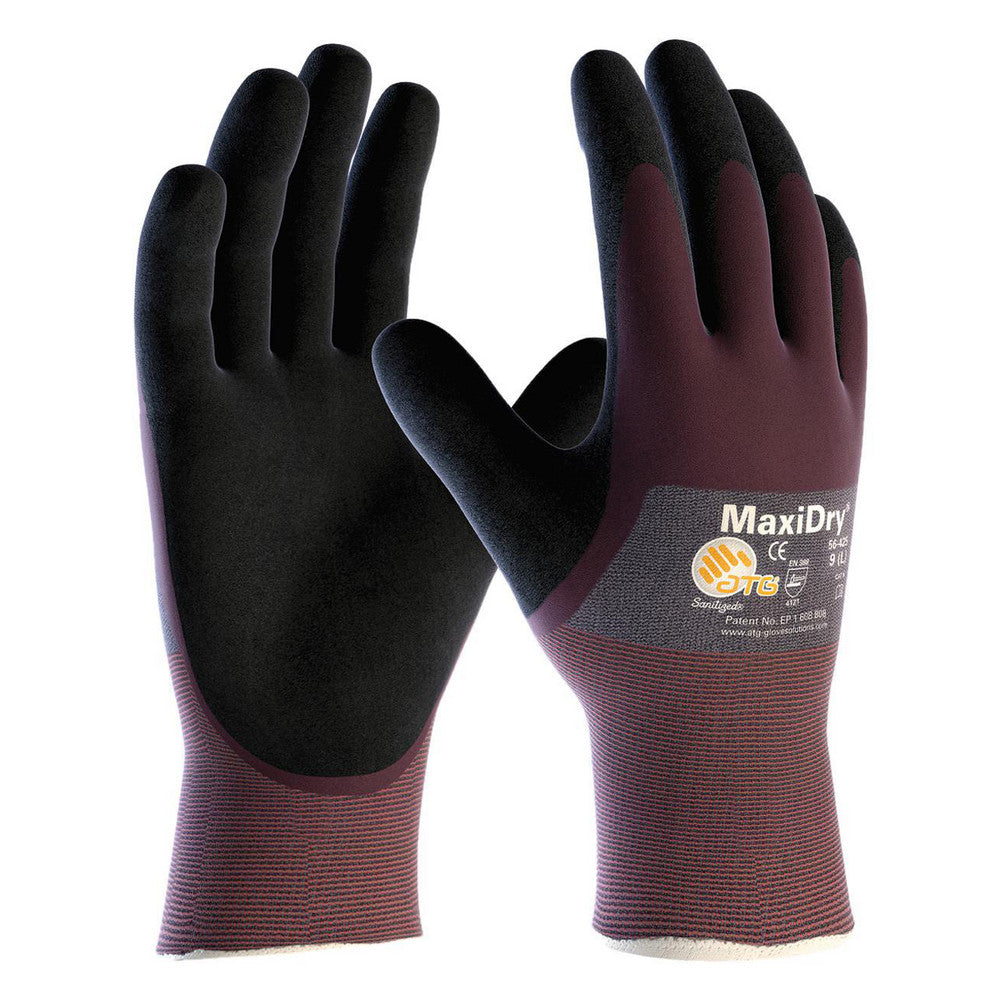 ATG 56-425/XS Work Gloves ATG 56-425, Size X-Small, Micro-Foam Nitrile-Coated Nylon, General Purpose